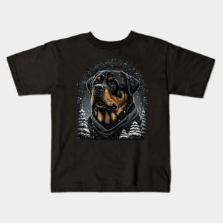 Rottweiler christmas Kids T-Shirt